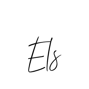 Also we have Els name is the best signature style. Create professional handwritten signature collection using Allison_Script autograph style. Els signature style 2 images and pictures png