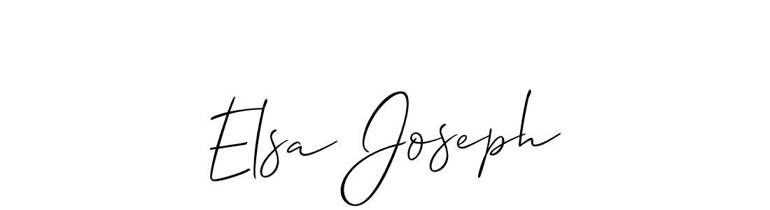 How to Draw Elsa Joseph signature style? Allison_Script is a latest design signature styles for name Elsa Joseph. Elsa Joseph signature style 2 images and pictures png