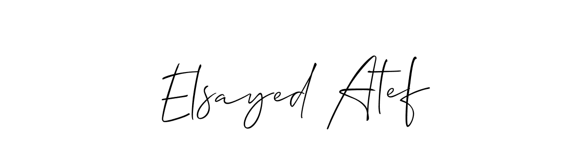 Once you've used our free online signature maker to create your best signature Allison_Script style, it's time to enjoy all of the benefits that Elsayed Atef name signing documents. Elsayed Atef signature style 2 images and pictures png
