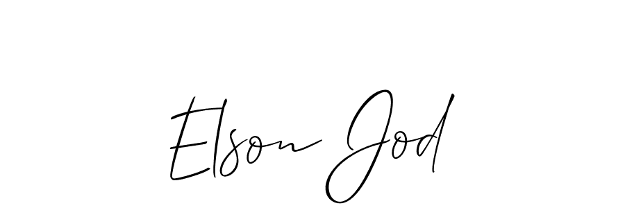 This is the best signature style for the Elson Jod name. Also you like these signature font (Allison_Script). Mix name signature. Elson Jod signature style 2 images and pictures png