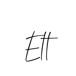Use a signature maker to create a handwritten signature online. With this signature software, you can design (Allison_Script) your own signature for name Elt. Elt signature style 2 images and pictures png