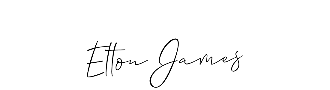 See photos of Elton James official signature by Spectra . Check more albums & portfolios. Read reviews & check more about Allison_Script font. Elton James signature style 2 images and pictures png