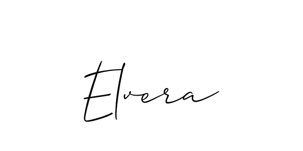 Also we have Elvera name is the best signature style. Create professional handwritten signature collection using Allison_Script autograph style. Elvera signature style 2 images and pictures png