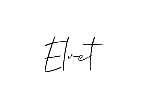 Once you've used our free online signature maker to create your best signature Allison_Script style, it's time to enjoy all of the benefits that Elvet name signing documents. Elvet signature style 2 images and pictures png