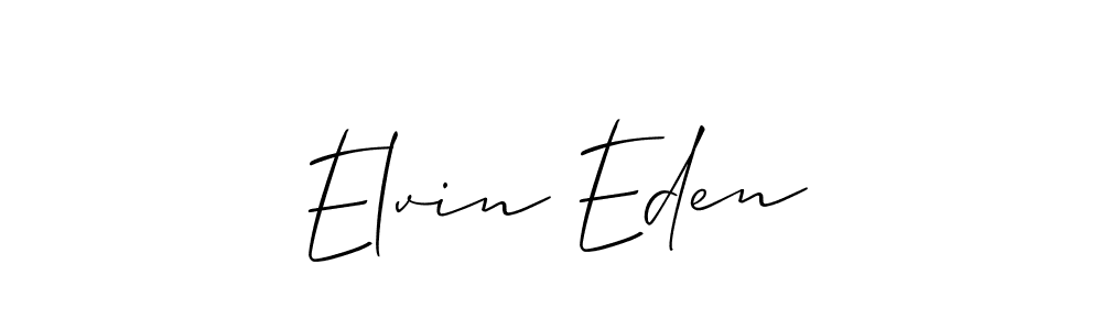 Check out images of Autograph of Elvin Eden name. Actor Elvin Eden Signature Style. Allison_Script is a professional sign style online. Elvin Eden signature style 2 images and pictures png