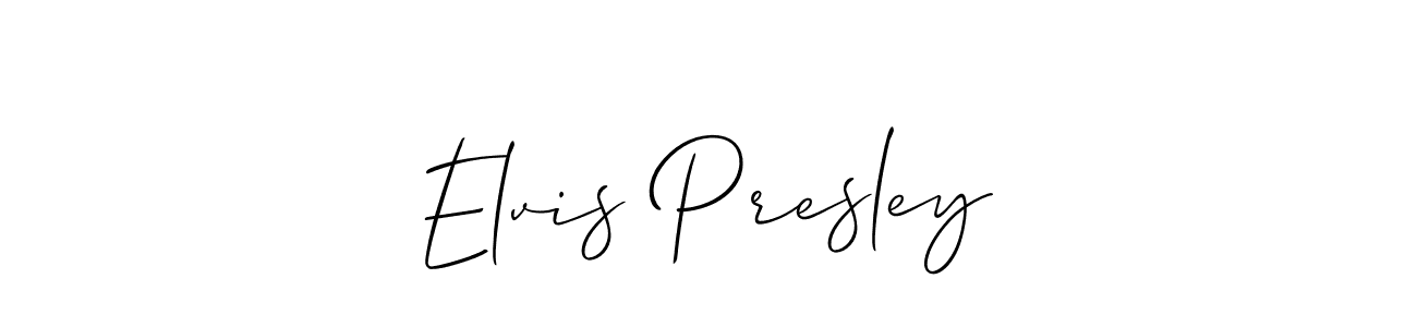 It looks lik you need a new signature style for name Elvis Presley. Design unique handwritten (Allison_Script) signature with our free signature maker in just a few clicks. Elvis Presley signature style 2 images and pictures png