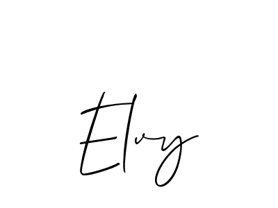 if you are searching for the best signature style for your name Elvy. so please give up your signature search. here we have designed multiple signature styles  using Allison_Script. Elvy signature style 2 images and pictures png