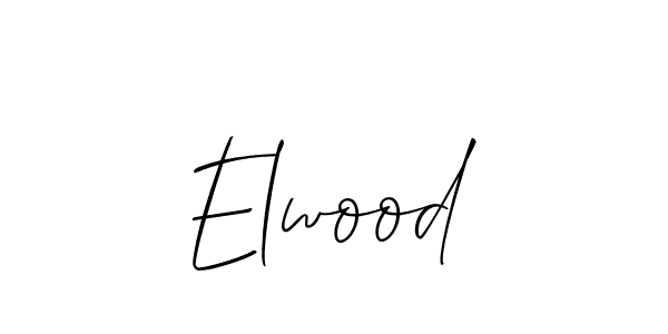 Make a beautiful signature design for name Elwood. Use this online signature maker to create a handwritten signature for free. Elwood signature style 2 images and pictures png