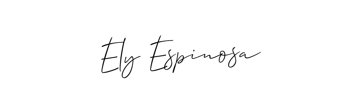This is the best signature style for the Ely Espinosa name. Also you like these signature font (Allison_Script). Mix name signature. Ely Espinosa signature style 2 images and pictures png