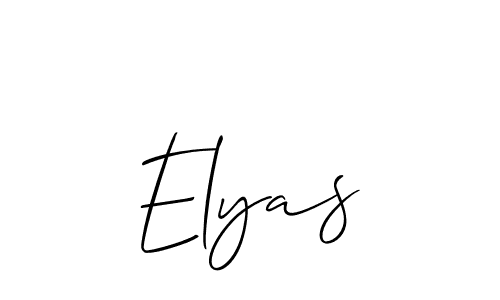 How to make Elyas name signature. Use Allison_Script style for creating short signs online. This is the latest handwritten sign. Elyas signature style 2 images and pictures png