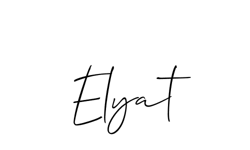 Here are the top 10 professional signature styles for the name Elyat. These are the best autograph styles you can use for your name. Elyat signature style 2 images and pictures png
