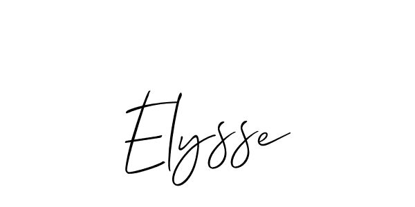 Elysse stylish signature style. Best Handwritten Sign (Allison_Script) for my name. Handwritten Signature Collection Ideas for my name Elysse. Elysse signature style 2 images and pictures png