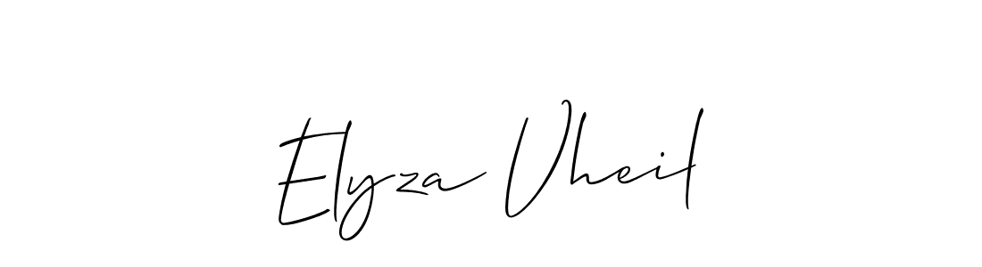 How to Draw Elyza Vheil signature style? Allison_Script is a latest design signature styles for name Elyza Vheil. Elyza Vheil signature style 2 images and pictures png