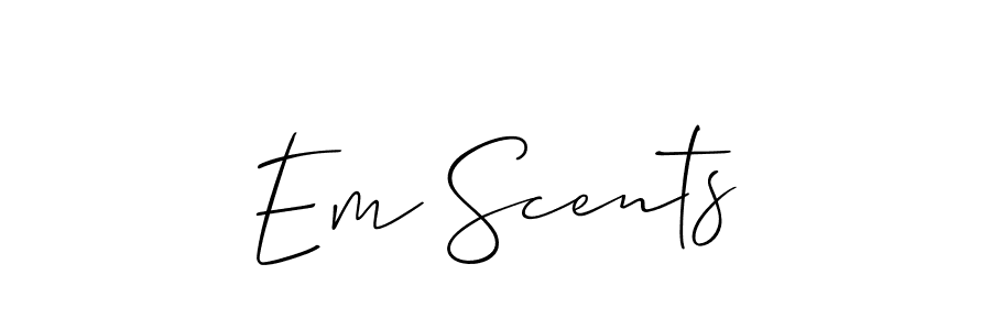 You can use this online signature creator to create a handwritten signature for the name Em Scents. This is the best online autograph maker. Em Scents signature style 2 images and pictures png
