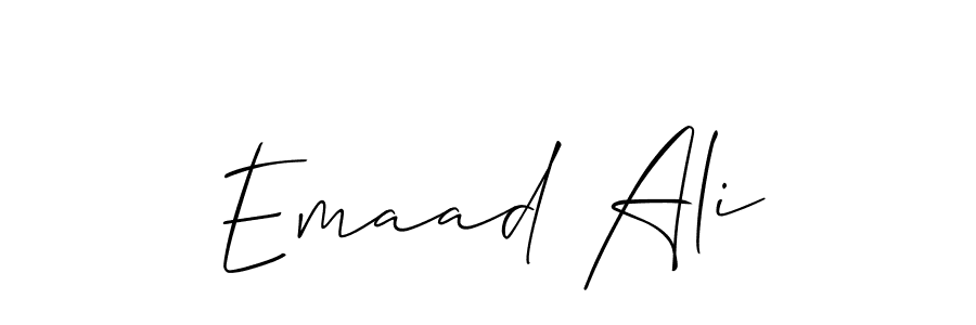Here are the top 10 professional signature styles for the name Emaad Ali. These are the best autograph styles you can use for your name. Emaad Ali signature style 2 images and pictures png