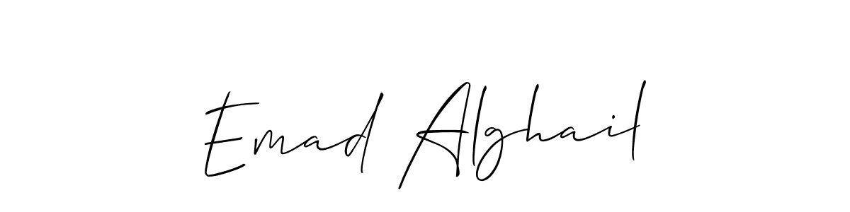Once you've used our free online signature maker to create your best signature Allison_Script style, it's time to enjoy all of the benefits that Emad Alghail name signing documents. Emad Alghail signature style 2 images and pictures png