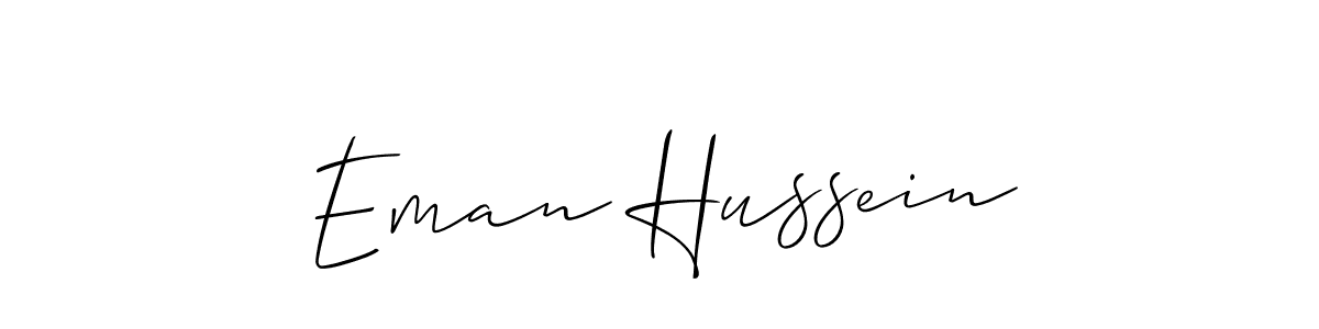 It looks lik you need a new signature style for name Eman Hussein. Design unique handwritten (Allison_Script) signature with our free signature maker in just a few clicks. Eman Hussein signature style 2 images and pictures png