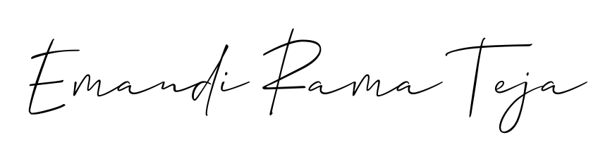 Allison_Script is a professional signature style that is perfect for those who want to add a touch of class to their signature. Get Emandi Rama Teja name fancy signature for free. Emandi Rama Teja signature style 2 images and pictures png