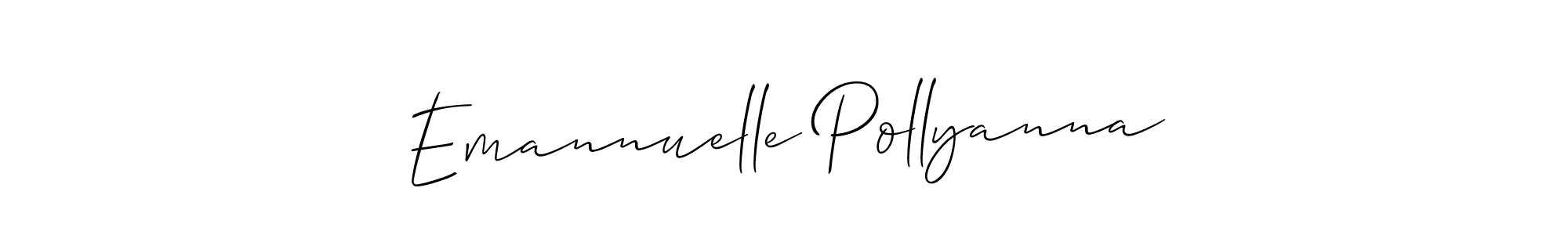 Also we have Emannuelle Pollyanna name is the best signature style. Create professional handwritten signature collection using Allison_Script autograph style. Emannuelle Pollyanna signature style 2 images and pictures png