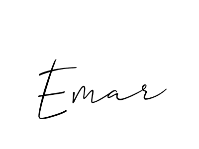 if you are searching for the best signature style for your name Emar. so please give up your signature search. here we have designed multiple signature styles  using Allison_Script. Emar signature style 2 images and pictures png