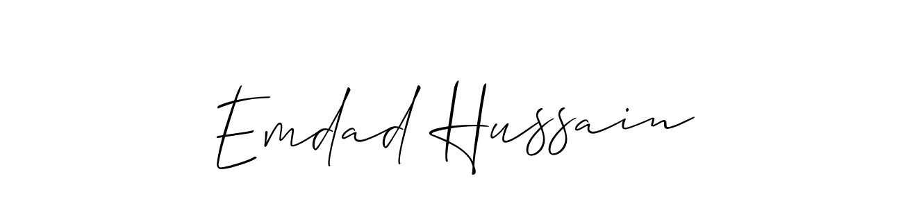 Make a beautiful signature design for name Emdad Hussain. Use this online signature maker to create a handwritten signature for free. Emdad Hussain signature style 2 images and pictures png