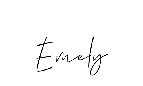 How to Draw Emely signature style? Allison_Script is a latest design signature styles for name Emely. Emely signature style 2 images and pictures png