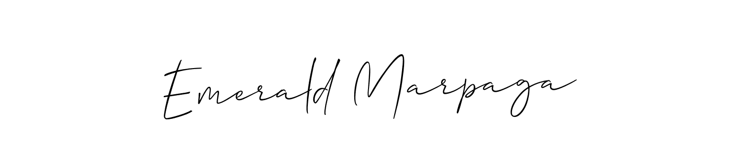 Check out images of Autograph of Emerald Marpaga name. Actor Emerald Marpaga Signature Style. Allison_Script is a professional sign style online. Emerald Marpaga signature style 2 images and pictures png