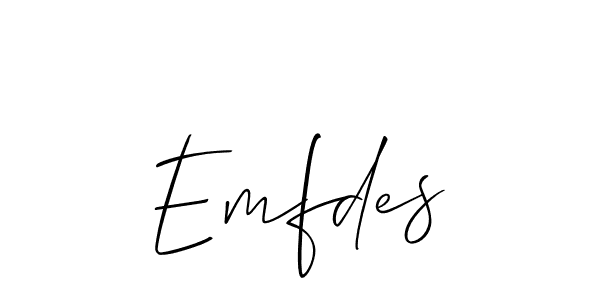 Check out images of Autograph of Emfdes name. Actor Emfdes Signature Style. Allison_Script is a professional sign style online. Emfdes signature style 2 images and pictures png