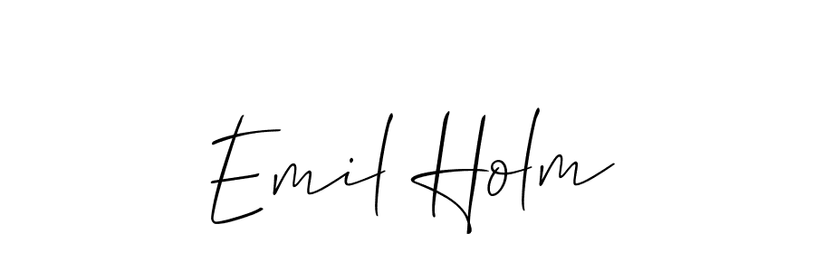 Make a beautiful signature design for name Emil Holm. Use this online signature maker to create a handwritten signature for free. Emil Holm signature style 2 images and pictures png