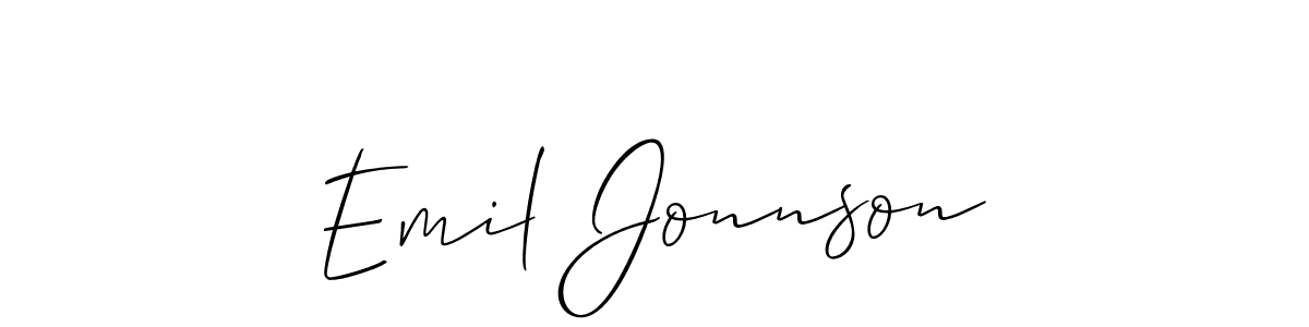 Make a beautiful signature design for name Emil Jonnson. Use this online signature maker to create a handwritten signature for free. Emil Jonnson signature style 2 images and pictures png