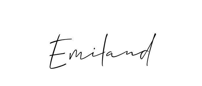 Here are the top 10 professional signature styles for the name Emiland. These are the best autograph styles you can use for your name. Emiland signature style 2 images and pictures png