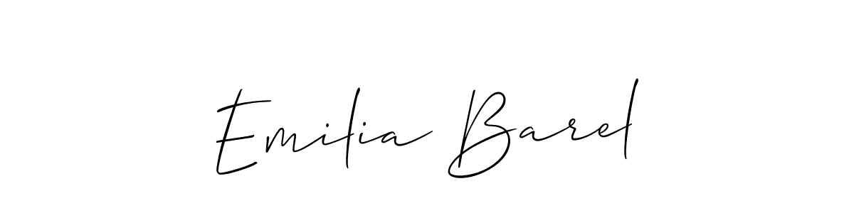 This is the best signature style for the Emilia Barel name. Also you like these signature font (Allison_Script). Mix name signature. Emilia Barel signature style 2 images and pictures png