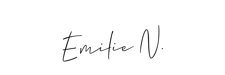 Here are the top 10 professional signature styles for the name Emilie N.. These are the best autograph styles you can use for your name. Emilie N. signature style 2 images and pictures png