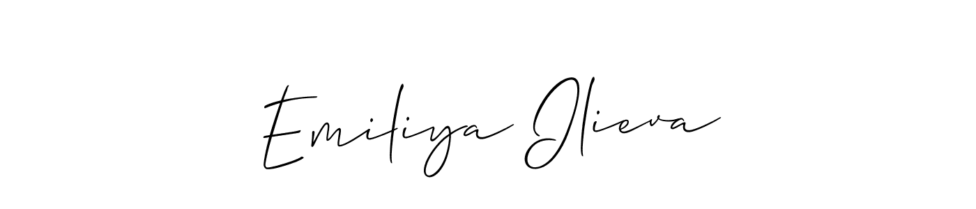 Make a beautiful signature design for name Emiliya Ilieva. Use this online signature maker to create a handwritten signature for free. Emiliya Ilieva signature style 2 images and pictures png