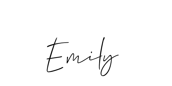 Also we have Emily  name is the best signature style. Create professional handwritten signature collection using Allison_Script autograph style. Emily  signature style 2 images and pictures png