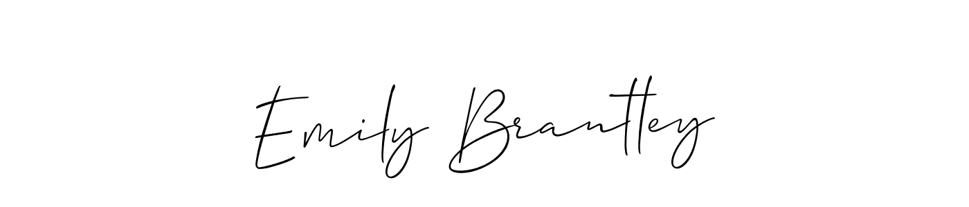 Allison_Script is a professional signature style that is perfect for those who want to add a touch of class to their signature. It is also a great choice for those who want to make their signature more unique. Get Emily Brantley name to fancy signature for free. Emily Brantley signature style 2 images and pictures png
