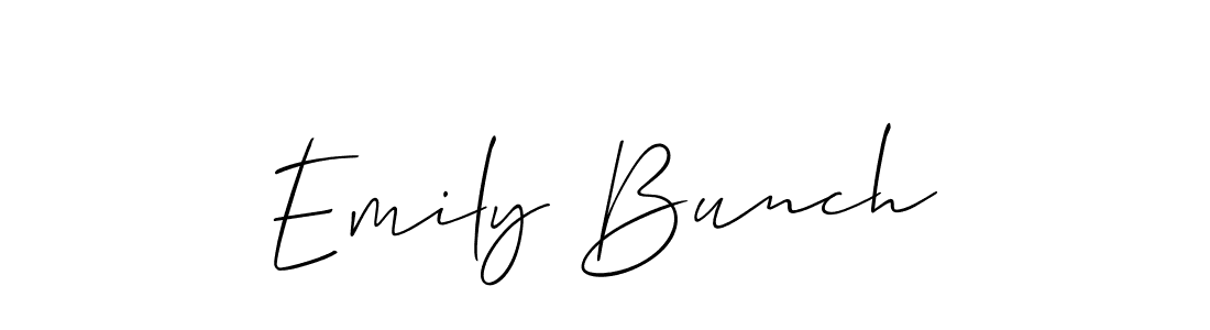 Also we have Emily Bunch name is the best signature style. Create professional handwritten signature collection using Allison_Script autograph style. Emily Bunch signature style 2 images and pictures png
