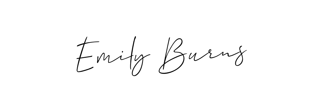 Similarly Allison_Script is the best handwritten signature design. Signature creator online .You can use it as an online autograph creator for name Emily Burns. Emily Burns signature style 2 images and pictures png