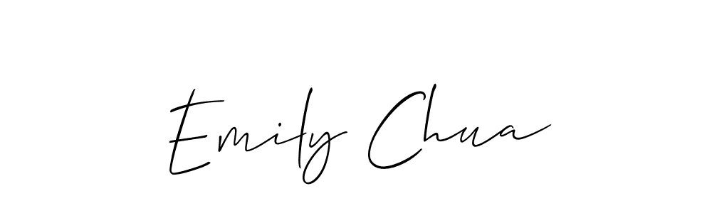 Make a beautiful signature design for name Emily Chua. Use this online signature maker to create a handwritten signature for free. Emily Chua signature style 2 images and pictures png