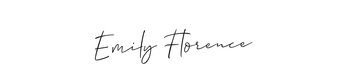 Make a short Emily Florence signature style. Manage your documents anywhere anytime using Allison_Script. Create and add eSignatures, submit forms, share and send files easily. Emily Florence signature style 2 images and pictures png