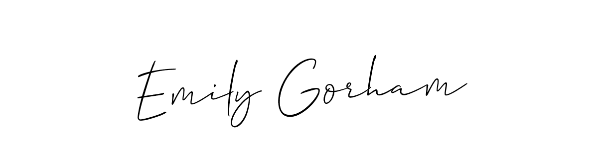 Make a beautiful signature design for name Emily Gorham. Use this online signature maker to create a handwritten signature for free. Emily Gorham signature style 2 images and pictures png