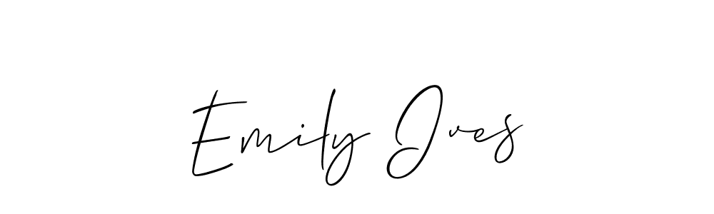 Also You can easily find your signature by using the search form. We will create Emily Ives name handwritten signature images for you free of cost using Allison_Script sign style. Emily Ives signature style 2 images and pictures png