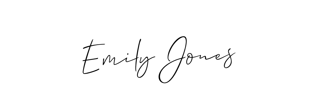 How to make Emily Jones signature? Allison_Script is a professional autograph style. Create handwritten signature for Emily Jones name. Emily Jones signature style 2 images and pictures png