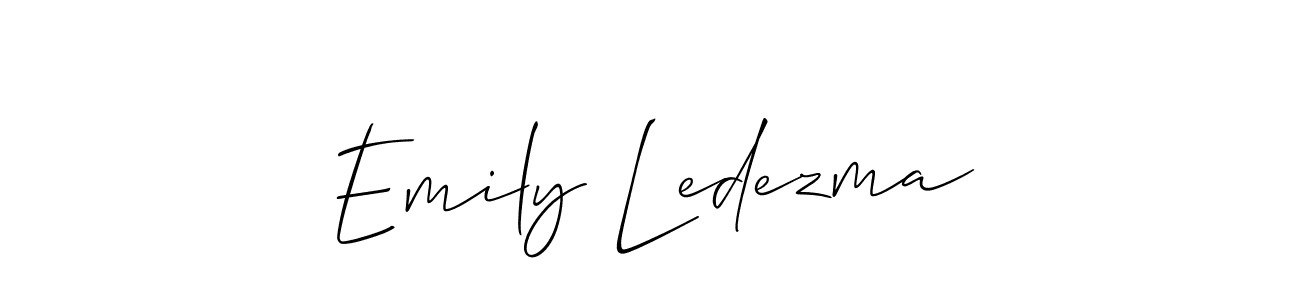 Also we have Emily Ledezma name is the best signature style. Create professional handwritten signature collection using Allison_Script autograph style. Emily Ledezma signature style 2 images and pictures png