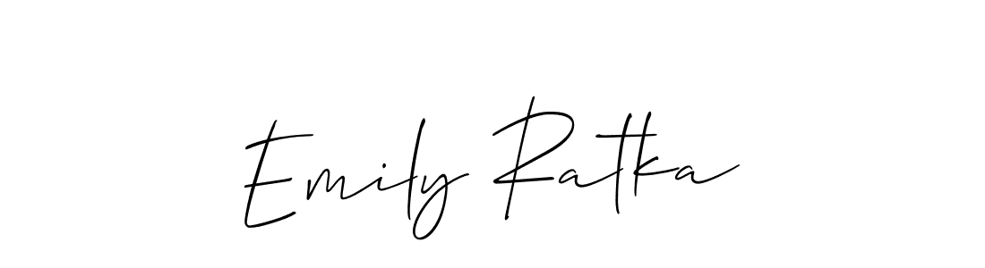 How to Draw Emily Ratka signature style? Allison_Script is a latest design signature styles for name Emily Ratka. Emily Ratka signature style 2 images and pictures png