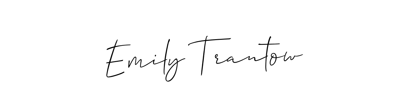 if you are searching for the best signature style for your name Emily Trantow. so please give up your signature search. here we have designed multiple signature styles  using Allison_Script. Emily Trantow signature style 2 images and pictures png