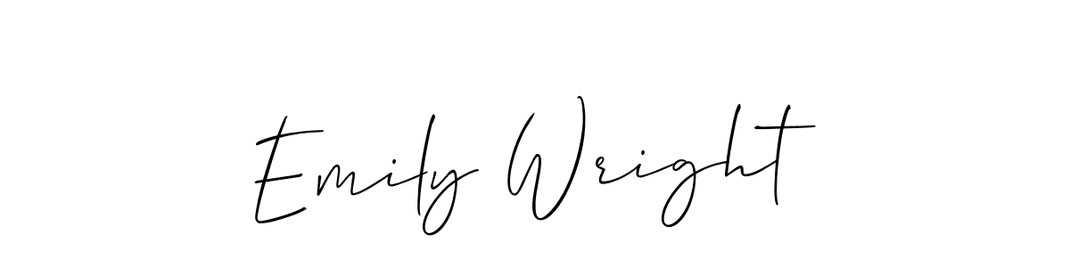 Similarly Allison_Script is the best handwritten signature design. Signature creator online .You can use it as an online autograph creator for name Emily Wright. Emily Wright signature style 2 images and pictures png