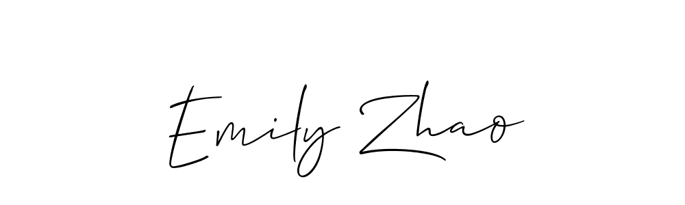 Once you've used our free online signature maker to create your best signature Allison_Script style, it's time to enjoy all of the benefits that Emily Zhao name signing documents. Emily Zhao signature style 2 images and pictures png