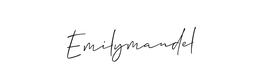 Make a beautiful signature design for name Emilymandel. Use this online signature maker to create a handwritten signature for free. Emilymandel signature style 2 images and pictures png