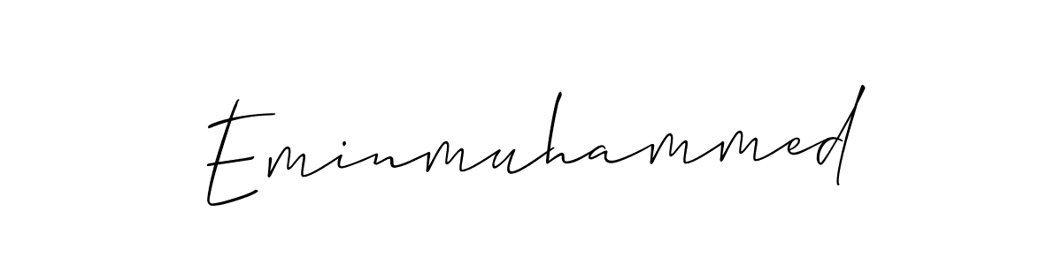 How to Draw Eminmuhammed signature style? Allison_Script is a latest design signature styles for name Eminmuhammed. Eminmuhammed signature style 2 images and pictures png